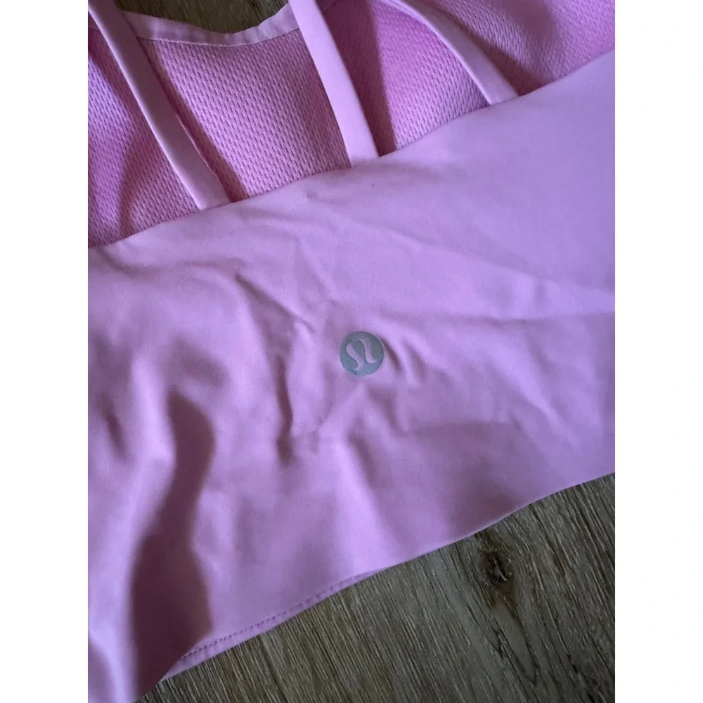 Lululemon Pink Yoga Sports Bra Size 4